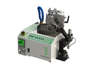 精密試料研磨装置 IS-POLISHER ISP-1000(Polishing machine IS-POLISHER. Ikegami Seiki Co., Ltd.)